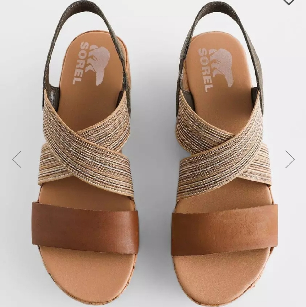 IGUC Sorel Cameron Slingback Leather Sandal - Picture 2 of 7